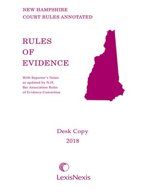 cover image of New Hampshire Rules of Evidence